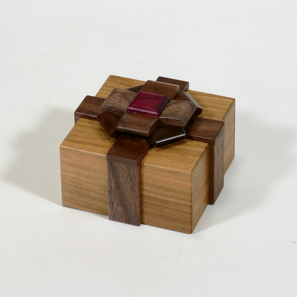 大特価！ からくり創作研究会 亀井明夫 リボン箱 Box With A Ribbon